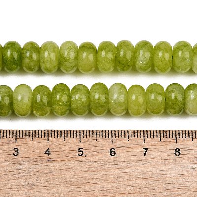 Dyed Natural White Jade Beads Strands G-G107-A40-01-1