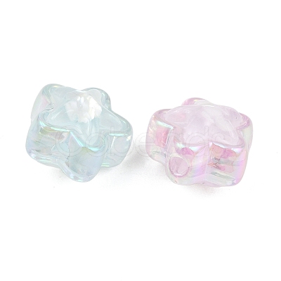 UV Plating Transparent Acrylic Beads AC-CBA15BB-06-1