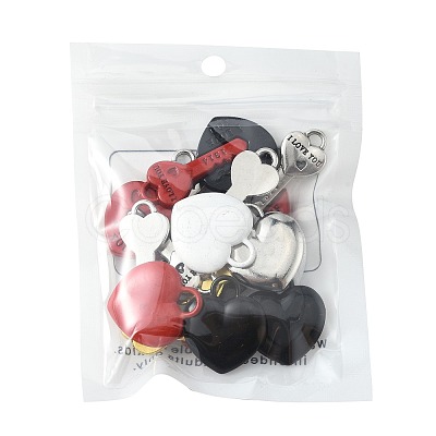 10 Sets Spray Painted Alloy Split Pendants FIND-FS0004-22-1