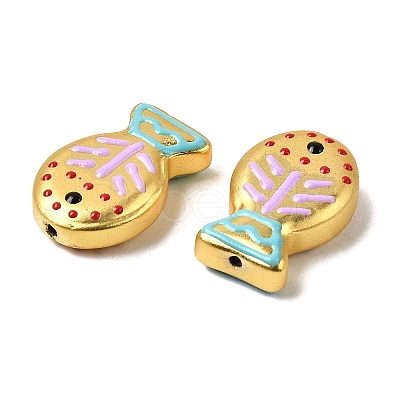 Baking Paint Glass Enamel Beads GLAA-B035-01A-1