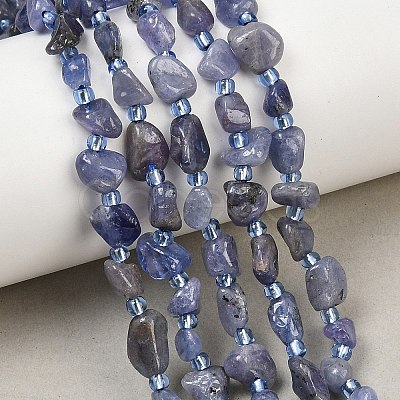 Natural Tanzanite Beads Strands GG-CBA3A44-C06-01-1