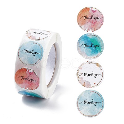 Paper Thank You Gift Sticker Rolls X-STIC-E001-05-1