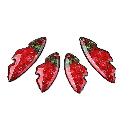 Christmas Theme Epoxy Resin Pendants LS-RESI-TAC0021-99B-1
