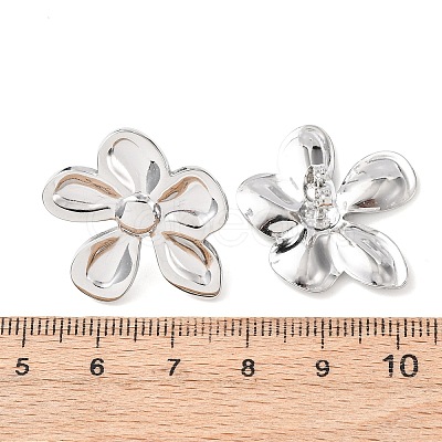 304 Stainless Steel Stud Earrings EJEW-I323-01P-03-1