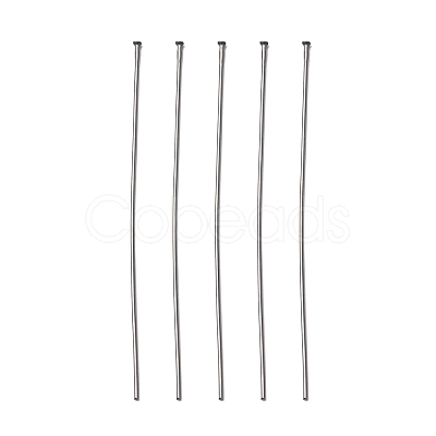 Tarnish Resistant 304 Stainless Steel Flat Head Pins STAS-R046-65mm-1
