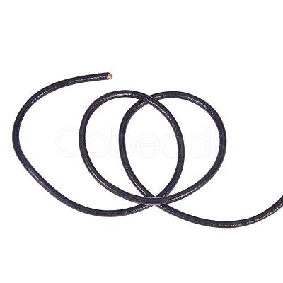 Round Leather Necklace Cords for Bracelet Neckacle Beading Jewelry Making X-WL-A002-18-1