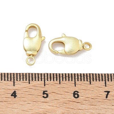 Brass Lobster Claw Clasps KK-B170-08G-1