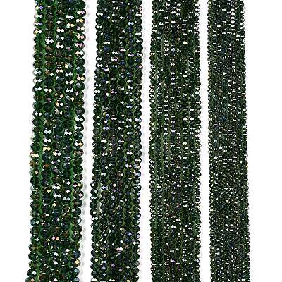 Electroplate Glass Beads Strands LS-EGLA-A044-T4mm-B24-1
