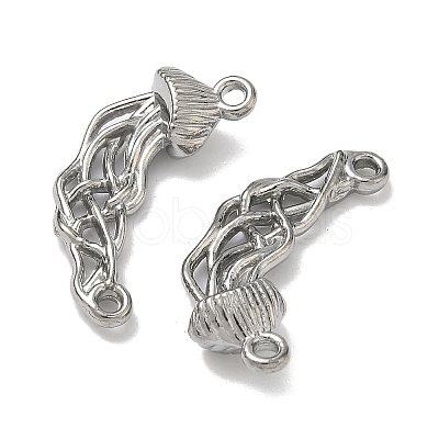 304 Stainless Steel Links Connector Charms X-STAS-I367-01P-1