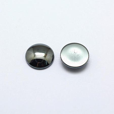 Non-Magnetic Synthetic Hematite Cabochons Z28WB018-1