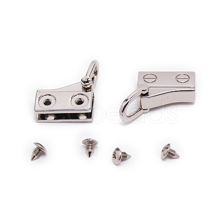 Iron Bag Hanger Buckles FIND-WH0082-67C-1