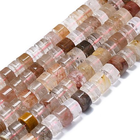 Natural Rutilated Quartz Beads Strands G-K245-C09-05-1