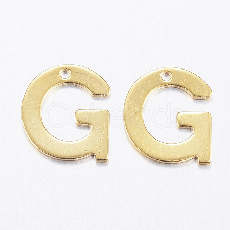 304 Stainless Steel Charms X-STAS-P141-G-1