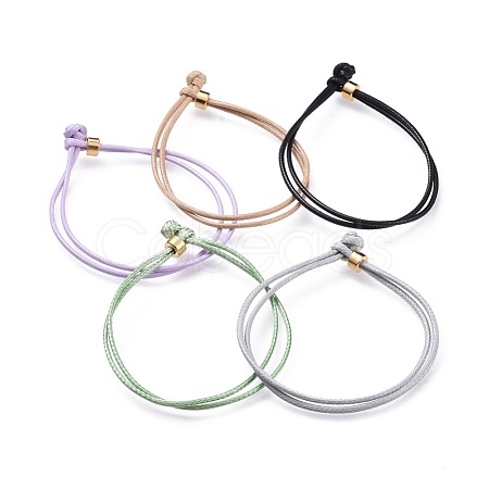 Unisex Korean Waxed Polyester Cord Bracelets BJEW-JB04597-1