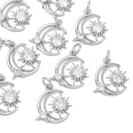 SHEGRACE Valentine's Day Brass Clear Cubic Zirconia Pendants XGRQ3K225-536P-1