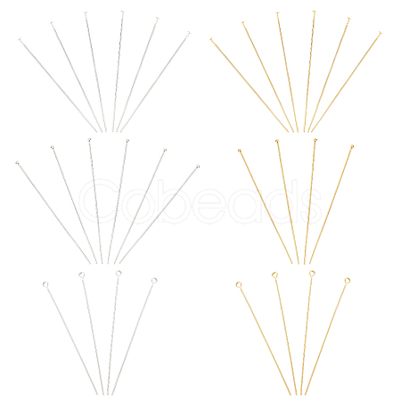 30Pcs 6 Styles 925 Sterling Silver Pins Sets STER-PH0003-58-1