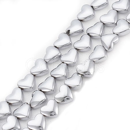 Electroplate Non-magnetic Synthetic Hematite Beads Strands G-T061-101J-1