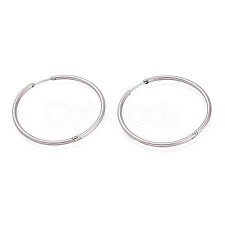 Tarnish Resistant 201 Stainless Steel Huggie Hoop Earrings EJEW-O095-02I-1