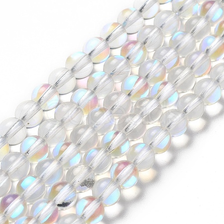 Synthetic Moonstone Beads Strands X-G-P528-J01-13-1