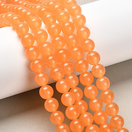 Natural & Dyed Malaysia Jade Bead Strands X-G-A146-8mm-A05-1
