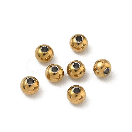 304 Stainless Steel Beads STAS-P448-06J-G-1