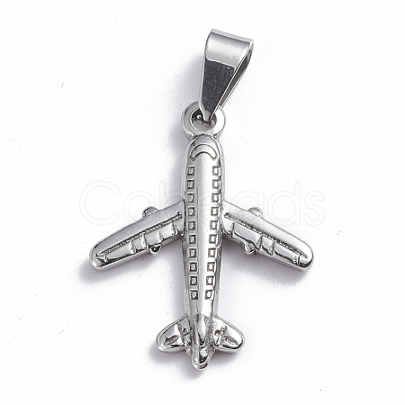 Non-Tarnish 201 Stainless Steel Pendants STAS-C042-01-1