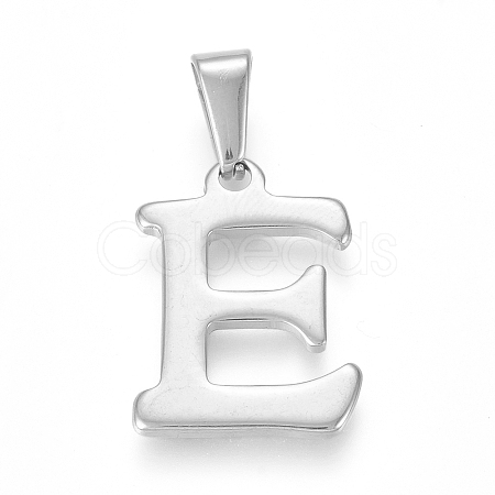 Non-Tarnish 304 Stainless Steel Pendants X-STAS-F106-95P-E-01-1