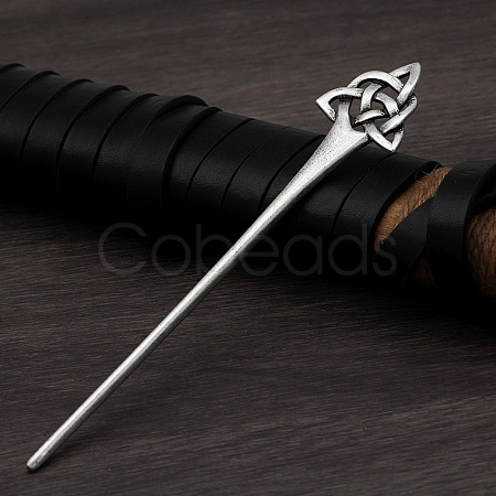 Trinity Knot Alloy Hair Sticks PW-WG10080-01-1