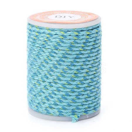 4-Ply Polycotton Cord with Metallic Thread X1-OCOR-Z003-D07-1
