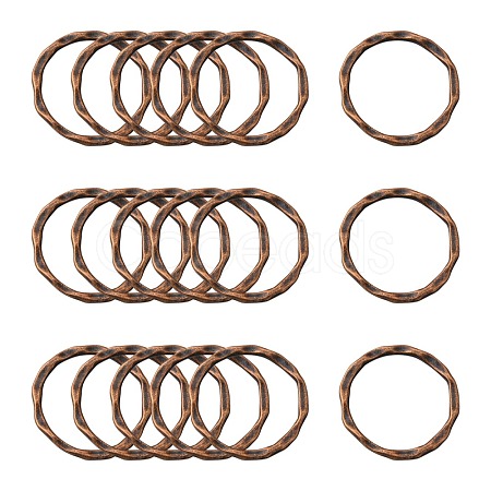 Tibetan Style Linking Rings X-PALLOY-A017-R-FF-1