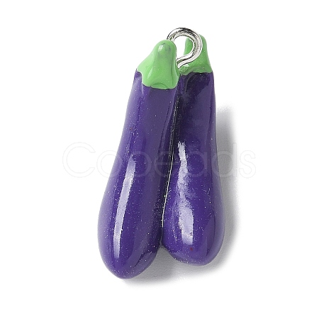 Resin Iron Pendants RESI-D280-14-1
