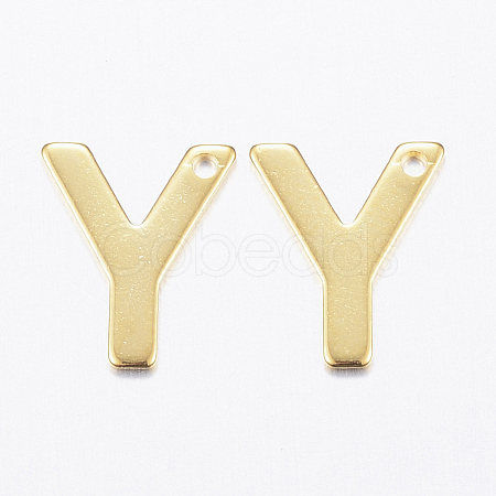 304 Stainless Steel Charms X-STAS-P141-Y-1