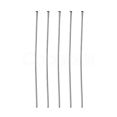 Tarnish Resistant 304 Stainless Steel Flat Head Pins STAS-R046-65mm-1