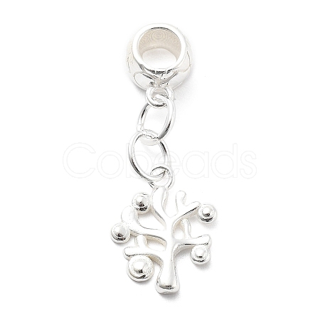 925 Sterling Silver European Beads STER-S009-01D-S-1