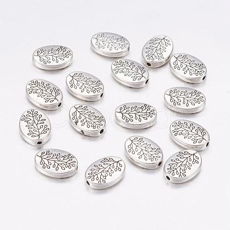 Tibetan Silver Alloy Beads X-LFH10181Y-NF-1