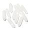 Olycraft 12Pcs Natural Quartz Crystal Double Terminated Points, Faceted, Double Terminated Points, 31.5~32.5x9x8mm