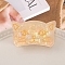 Cat Acrylic Claw Hair Clips, Hair Accessories for Women & Girls, Gold, 42x66mm