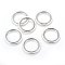 Alloy Linking Rings, Circle Frames, Lead Free and Cadmium Free, Antique Silver, 27x2mm, Hole: 19mm