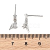 SHEGRACE Brass Micro Pave Cubic Zirconia Stud Earrings XGRQ4N869-713P-3