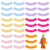 36Pcs 6 Colors Velvet Doll Lip FIND-FH0016-47B-1