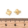 304 Stainless Steel Pendants STAS-G389-02G-06-3