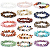 24 Styles Natural & Synthetic Mixed Gemstone Chip Beads G-PA0001-98-7