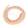 Transparent Painted Glass Beads Strands DGLA-A034-T2mm-A07-5