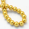 Baking Paint Glass Pearl Bead Strands LS-HY-Q003-5mm-31-4