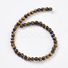 Natural Tiger Eye Beads Strands X-G-G099-4mm-5-2
