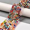 Transparent Electroplate Glass Beads Strands EGLA-A039-T3mm-B29-4