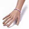 Handmade Polymer Clay Heishi Beads Kids Stretch Bracelets BJEW-JB04326-M-4