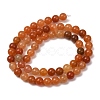 Natural Red Aventurine Bead Strands X-G-P257-02-6mm-8
