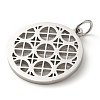 Non-Tarnish 304 Stainless Steel Pendants STAS-C086-05M-P-2