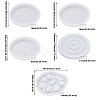 5Pcs 5 Style Cup Mat Silicone Molds DIY-BG0001-11-3
